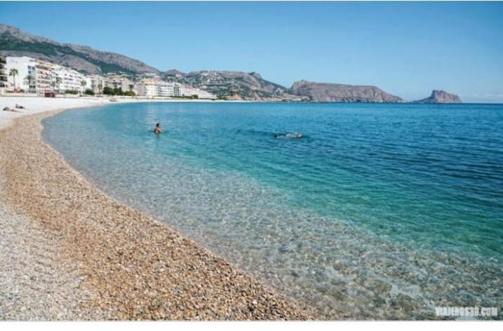 Апартаменты Piso Piteres 7 Con Piscina Альтеа Экстерьер фото